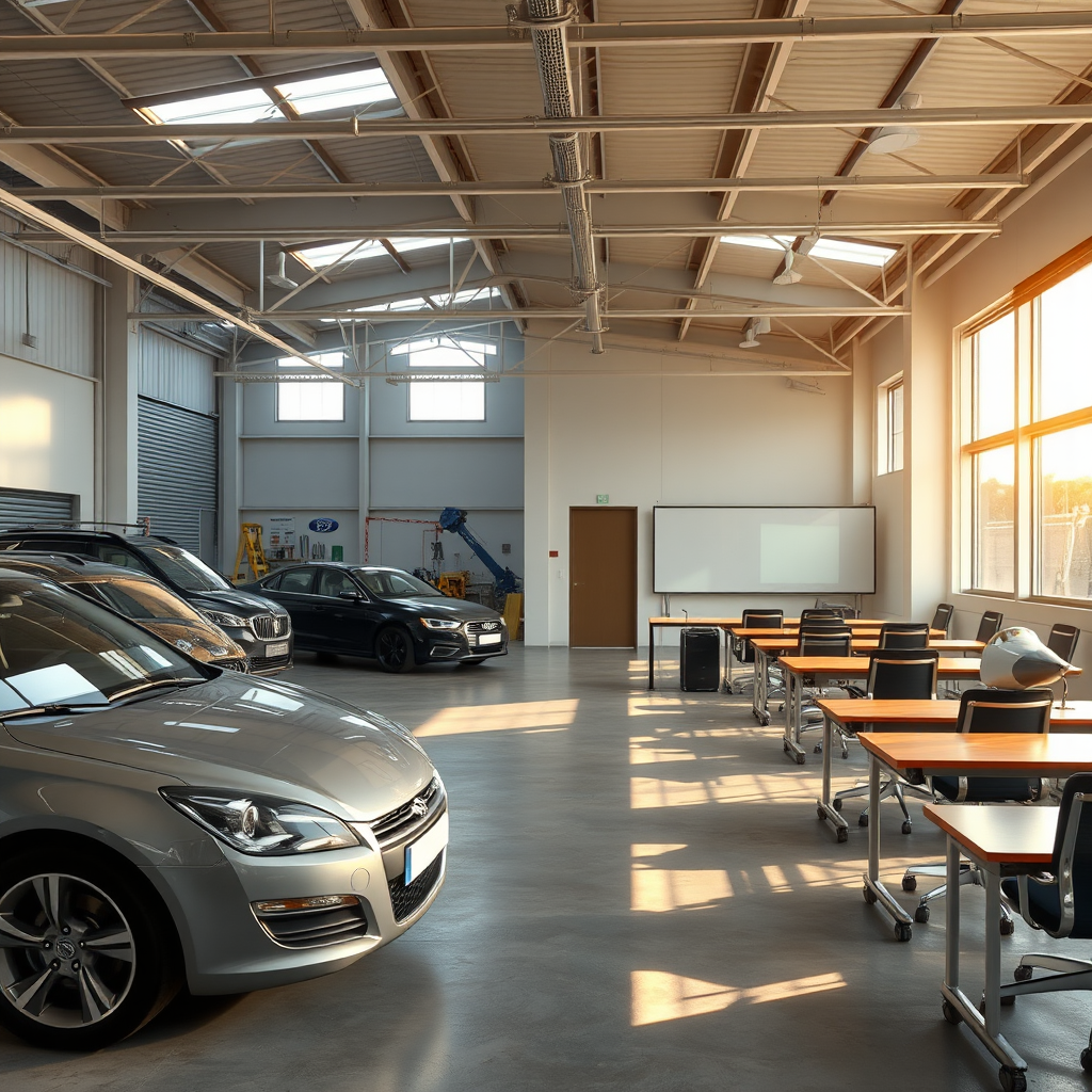 Car showroom could become pilot flight training centre